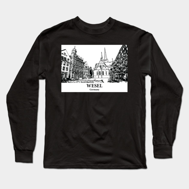Wesel - Germany Long Sleeve T-Shirt by Lakeric