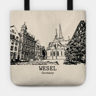 Wesel - Germany Tote
