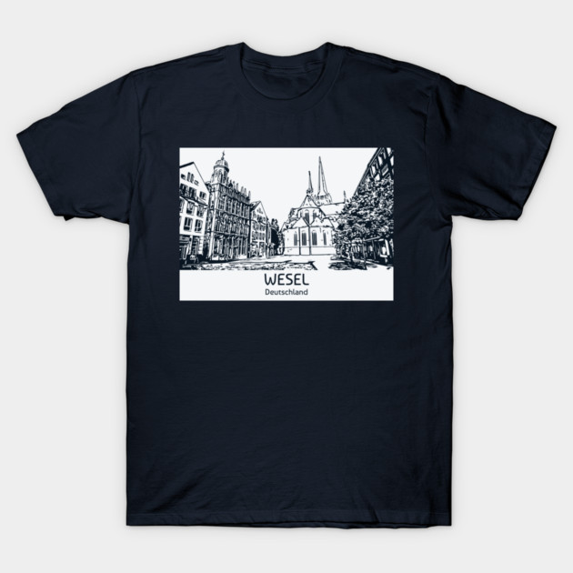 Wesel - Deutschland T-Shirt by Lakeric