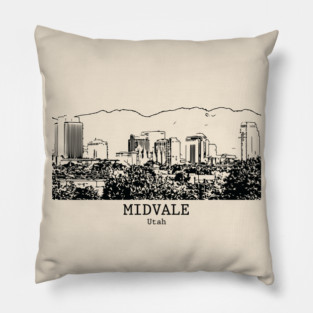 Midvale - Utah Pillow