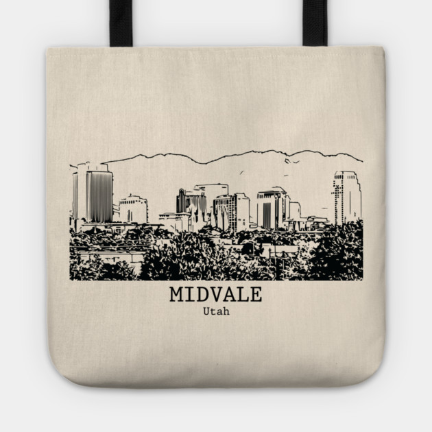 Midvale - Utah Tote by Lakeric