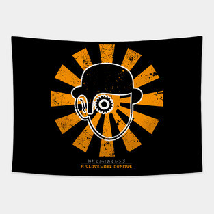 A Clockwork Orange Retro Japanese Tapestry