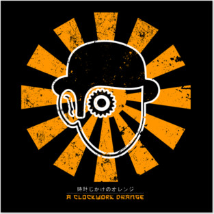 A Clockwork Orange Retro Japanese Posters and Art