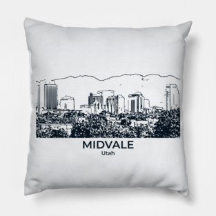 Midvale - Utah Pillow