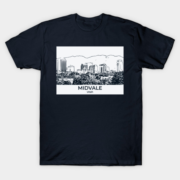 Midvale - Utah T-Shirt by Lakeric