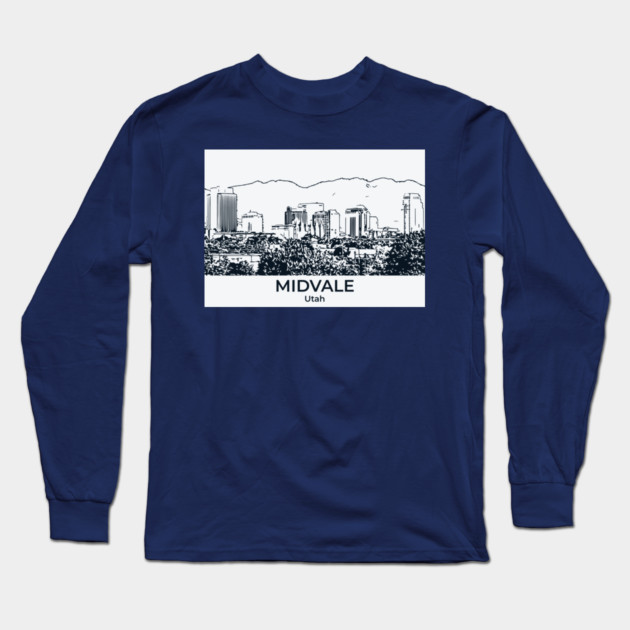 Midvale - Utah Long Sleeve T-Shirt by Lakeric