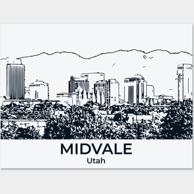 Midvale - Utah Wall Art by Lakeric