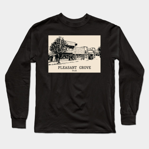 Pleasant Grove - Utah Long Sleeve T-Shirt by Lakeric