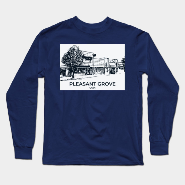 Pleasant Grove - Utah Long Sleeve T-Shirt by Lakeric