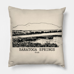 Saratoga Springs - Utah Pillow