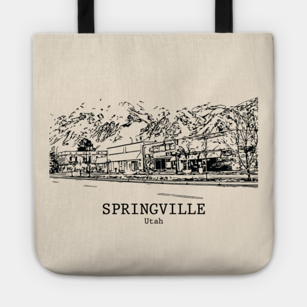 Springville - Utah Tote by Lakeric