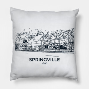 Springville - Utah Pillow