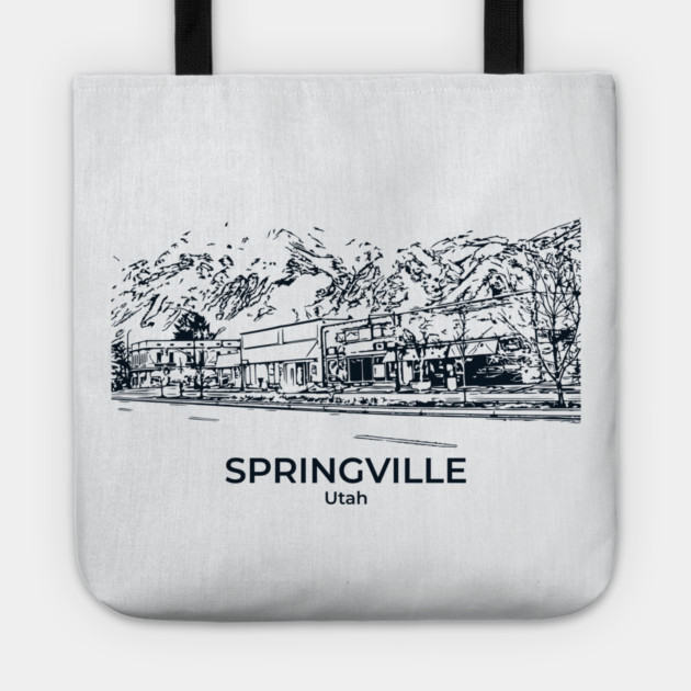 Springville - Utah Tote by Lakeric