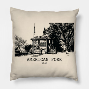 American Fork - Utah Pillow