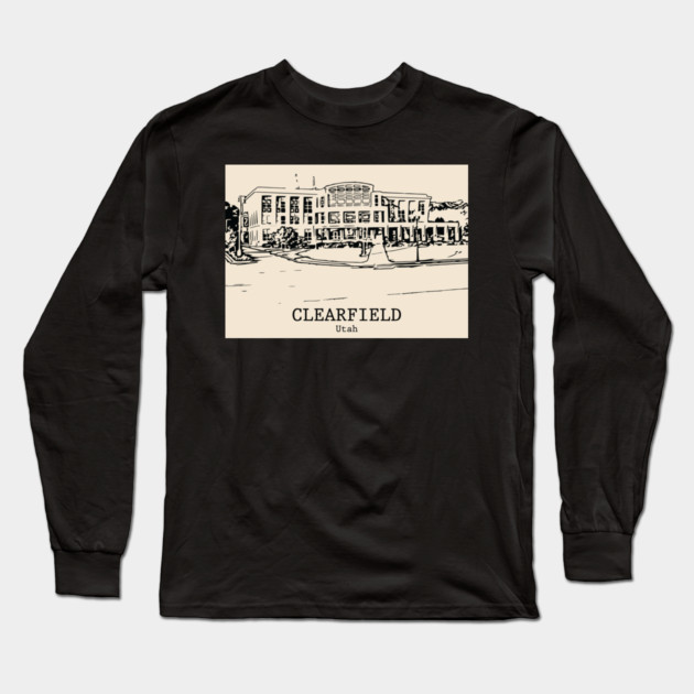 Clearfield - Utah Long Sleeve T-Shirt by Lakeric