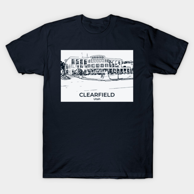 Clearfield - Utah T-Shirt by Lakeric