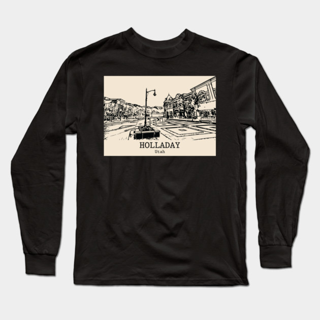 Holladay - Utah Long Sleeve T-Shirt by Lakeric