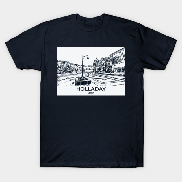 Holladay - Utah T-Shirt by Lakeric