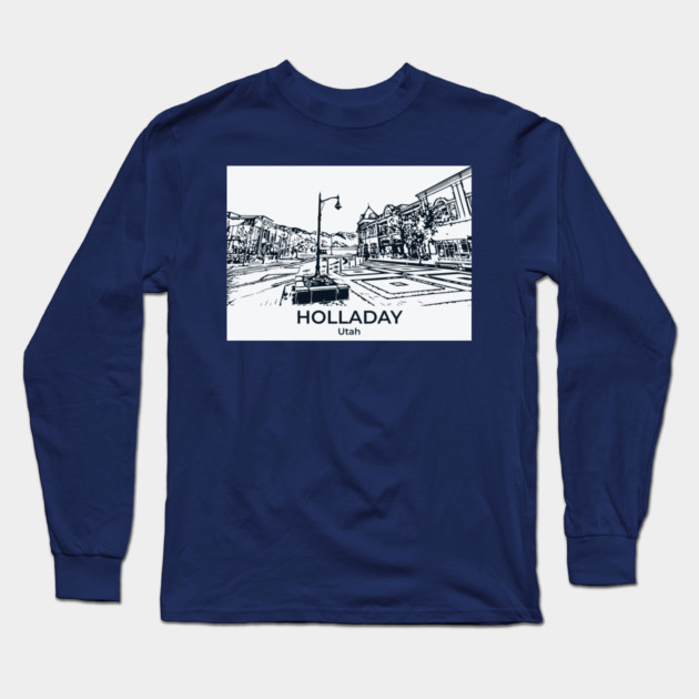 Holladay - Utah Long Sleeve T-Shirt by Lakeric