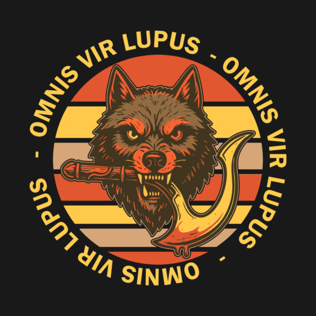 Red Rising howler Omnis Vir Lupus - Red Rising - T-Shirt | TeePublic