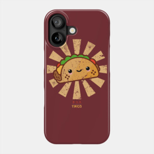 Happy Taco Retro Japanese Phone Case