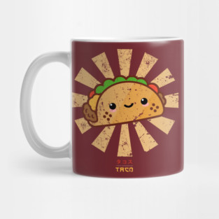 Happy Taco Retro Japanese Mug