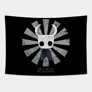 Hollow Knight Retro Japanese Tapestry