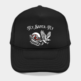 Fly Santa Fly - Philadelphia Eagles Christmas Hat