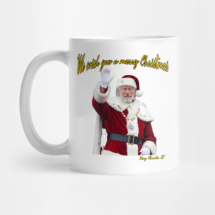 King Charles III Christmas Greeting Image Streetwear Mug