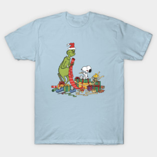 Snoopy, Woodstock and Grinch T-Shirt