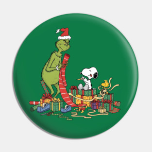 Snoopy, Woodstock and Grinch Pin