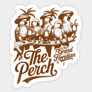 The Perch Birdcage Bar Grand Floridian Orlando Florida Sticker