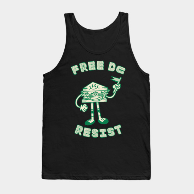 Free DC Resist Sandwich Guy Tank Top by Creatifly Graphic Tees