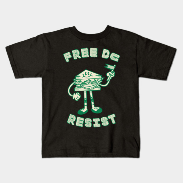 Free DC Resist Sandwich Guy Kids T-Shirt by Creatifly Graphic Tees