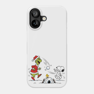 Snoopy, Woodstock, and the Grinch Phone Case
