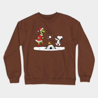Snoopy, Woodstock, and the Grinch Crewneck Sweatshirt