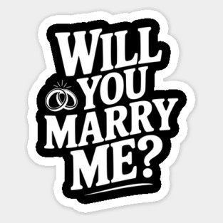 Will You Marry Me? Magnet