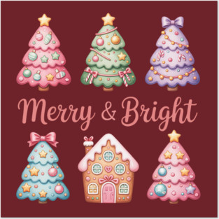 merry-and-bright Posters and Art