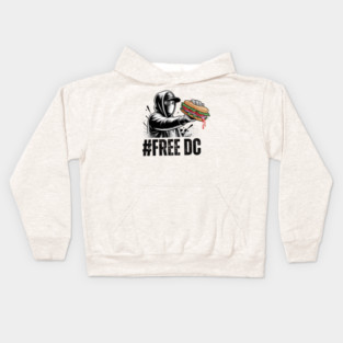 Street Rebel with Sandwich – Urban Graffiti Style FREE DC Kids Hoodie
