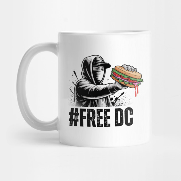 Street Rebel with Sandwich – Urban Graffiti Style FREE DC by Creatifly Graphic Tees