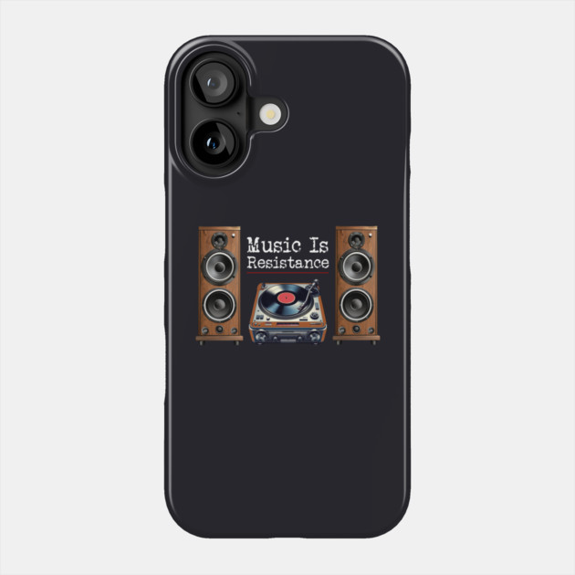 Music Is Resistance Phone Case by Charles's Store 8