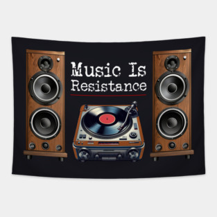 Music Is Resistance Tapestry