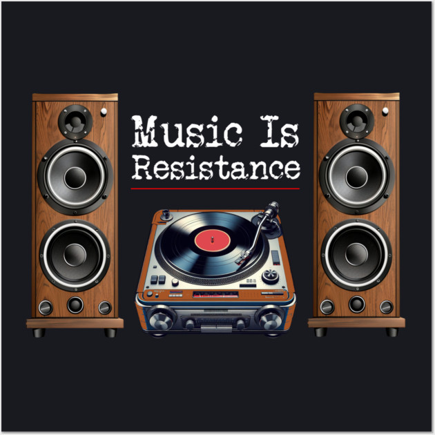 Music Is Resistance Wall Art by Charles's Store 8