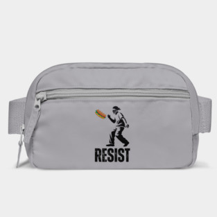 Sandwich Thrower Resist – Street Art Style Protest Parody Bag