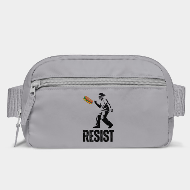 Sandwich Thrower Resist – Street Art Style Protest Parody by Creatifly Graphic Tees