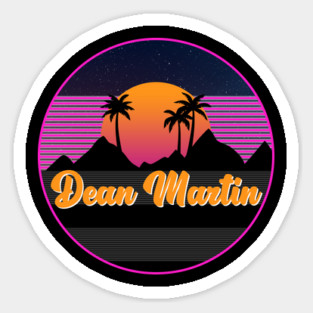 Dean Martin || Mountain Retro Sticker