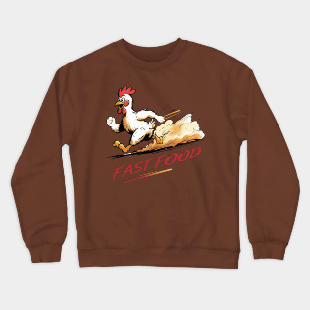 Fast Food Crewneck Sweatshirt by faithfamilyhomedesigns