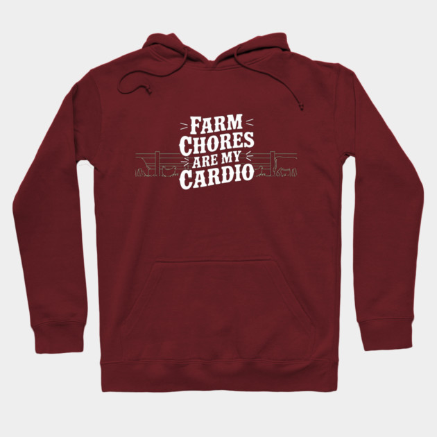 Farm Cardio Hoodie by faithfamilyhomedesigns