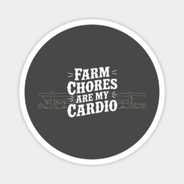 Farm Cardio Magnet by faithfamilyhomedesigns