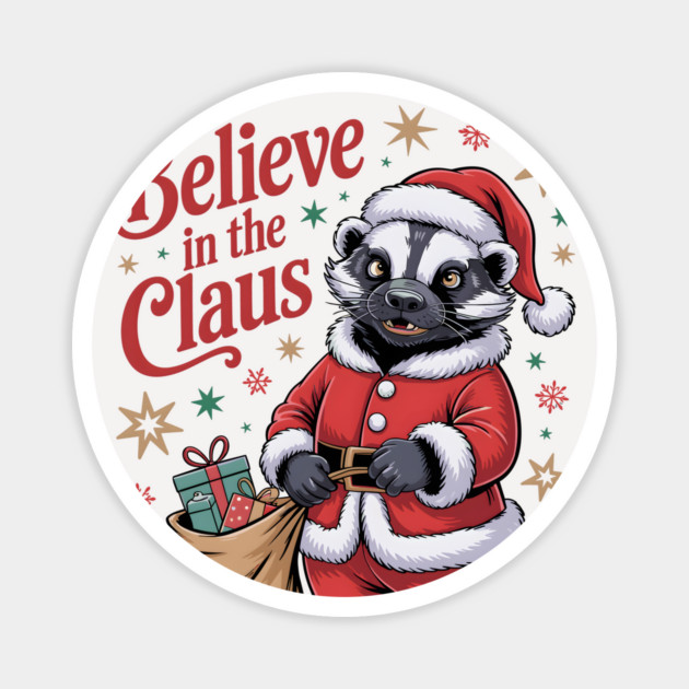 honey-Badger-christmas Magnet by JessArty